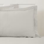 OXFORD PILLOWCASE PAIR 400 Threadcount Bamboo/Cotton Silver
