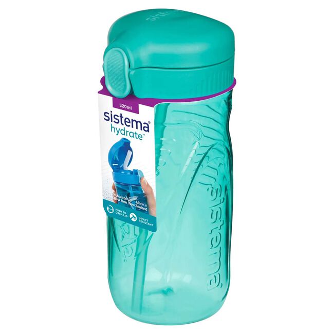 Sistema Tritan Quick Flip Water Bottle 520ml