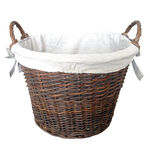 Silverflame 50cm Wicker Log Basket 