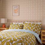 SINGLE DUVET COVER Moon Flights Chai