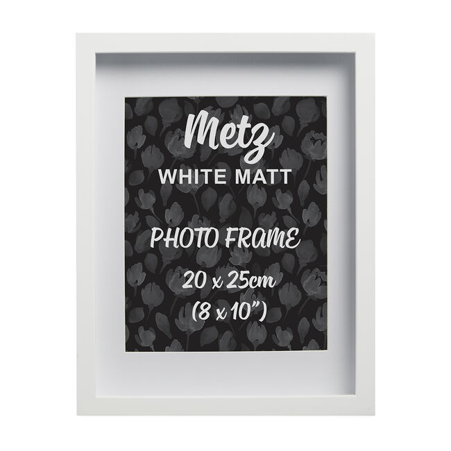 4X6 METZ WHITE Matt Frame
