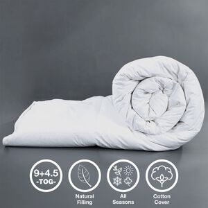 BAILEY & COLE ALL SEASONS DOUBLE FEATHER & DOWN DUVET