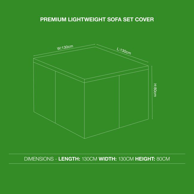 Premium Lightweight Sofa Set Cover