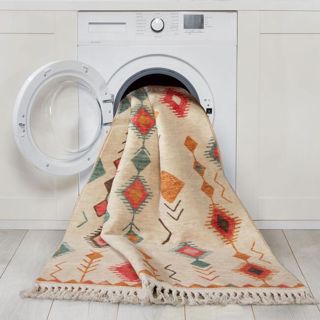 CASHLAINN MULTI 80x150cm Washable Rug 