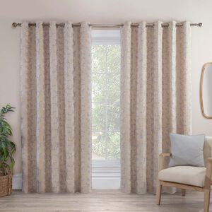 MAY BLOSSOM NATURAL 66x54 Curtain