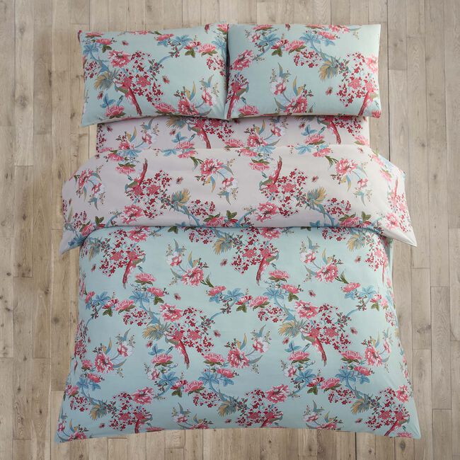 SINGLE DUVET COVER Danae Green/Nat