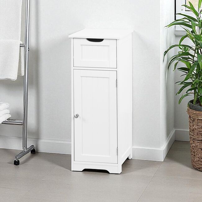 Hampton Wooden One Door Bathroom Cabinet