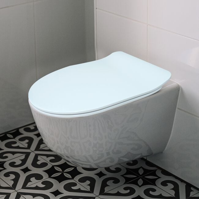 Soft Closing D Shape Toilet Seat
