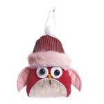 Pink Owl Christmas Tree Decoration