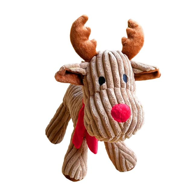 Christmas Reindeer Plush Dog Toy