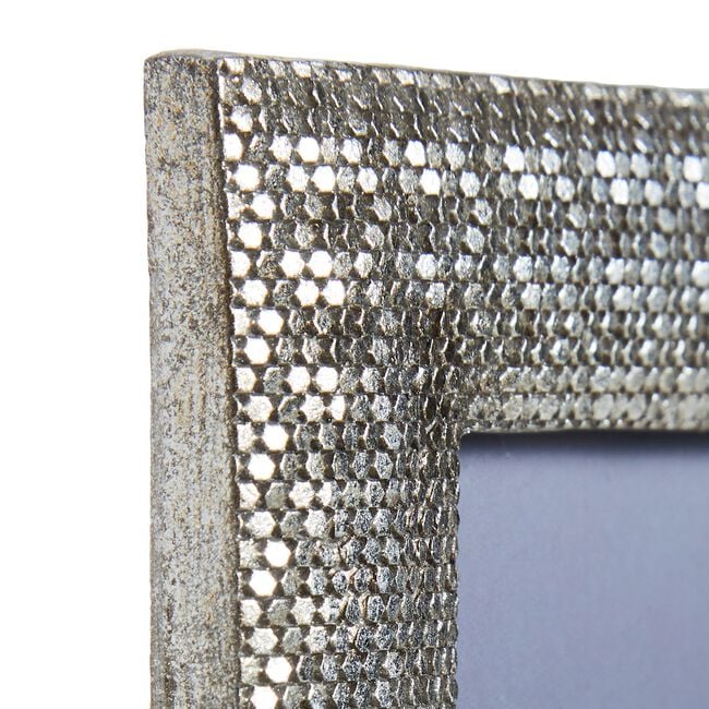 ANGELIC STUDDED 8x10" FRAME Silver