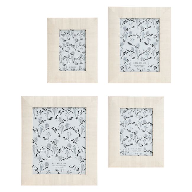 8x10 SIENNA WHITE Photo Frame