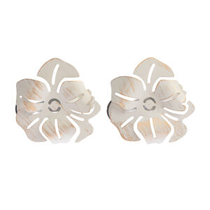 Coquelicot Ivory/Gold Curtain Clip 2Pk