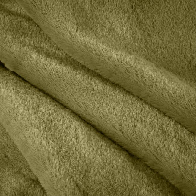 NICOLE DAY FAUX FUR SAGE 130x170cm Throw