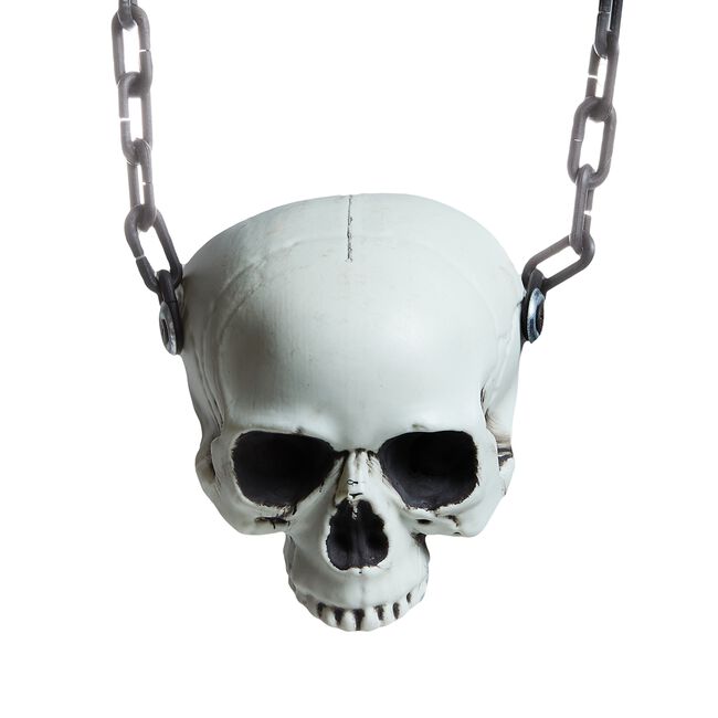 Skull And Bone Hanging Welcome Sign
