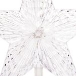 LIGHT UP White Christmas Tree Topper Star