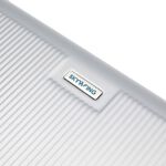 Cabin Bag Lightweight Luggage - Metallic Silver