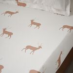 BRUSHED COTTON HART Single Fitted Sheet 