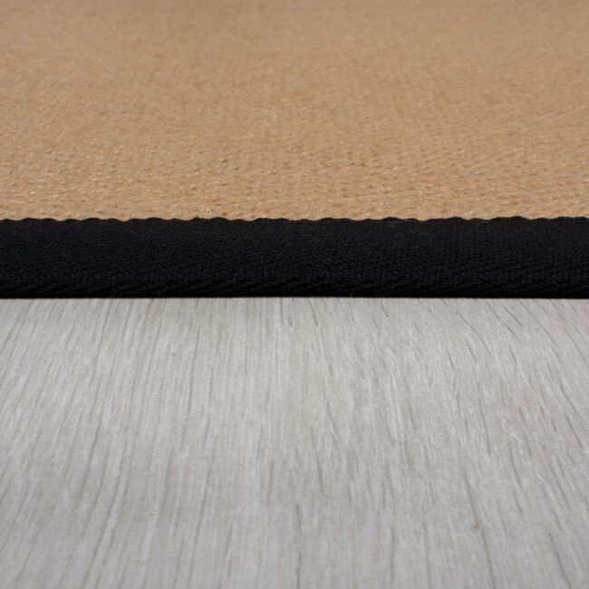 HERRINGBONE KIRA JUTE BLACK 60x600cm Stair Runner