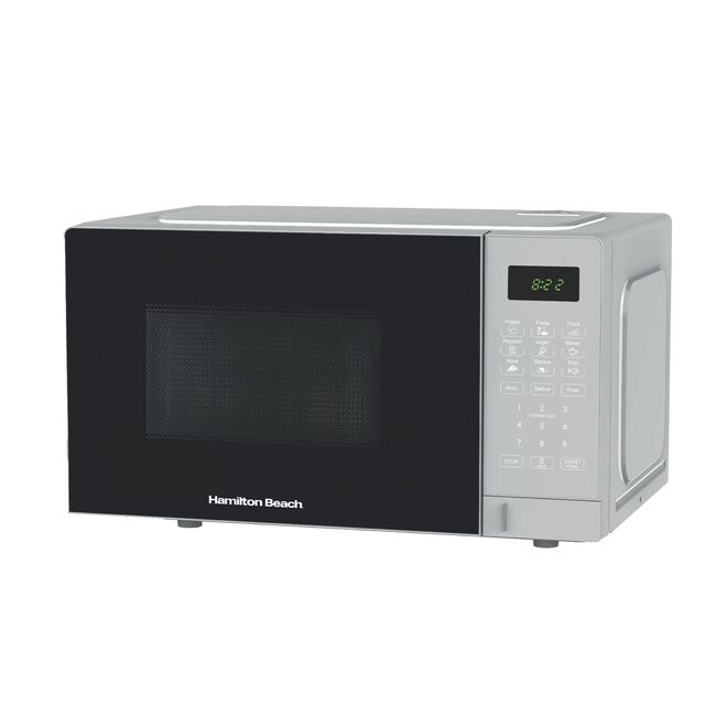 HAMILTON BEACH ESSENTIALS 20L Silver Digital Microwave