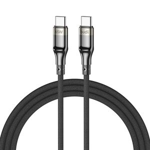 Budi Black Type C 1.5M Charging Cable 