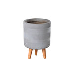 Inca Pedestal Fibre Clay Plant Pot - Small