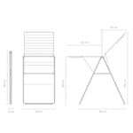 Brabantia 20m HangOn Drying Rack White
