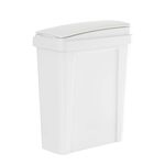 Casa Snow White Slim Swing Bin 25L