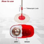 Gleam Clean Supreme Twin Spinning Mop & Bucket