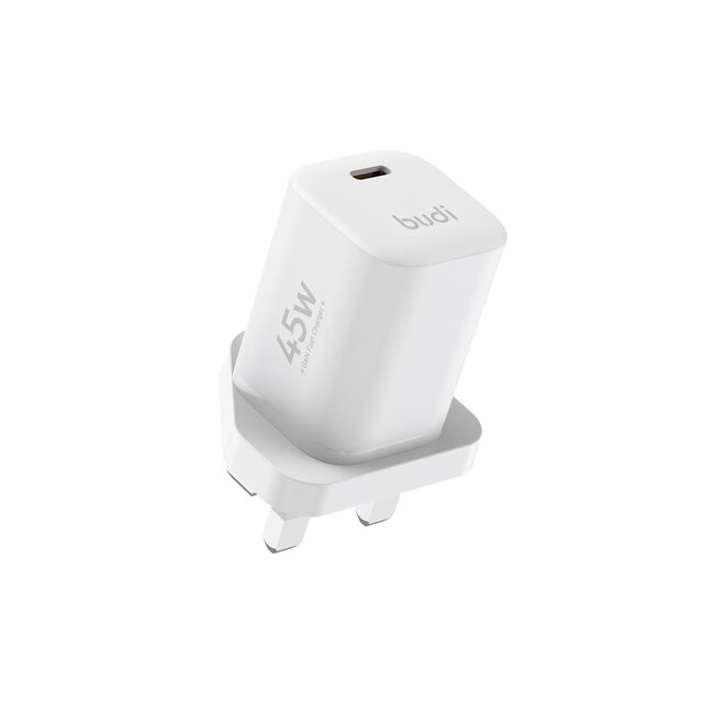 Budi USB-C 45W Mini GaN Mains Charger
