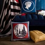 Arcadia Red 43cm x 43cm Cushion