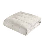 CATHERINE LANSFIELD KINGSLEY MATT VELVET CREAM 200x220 Bedspread