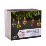 10 Party Bulbs LED Garden Solar String Lights