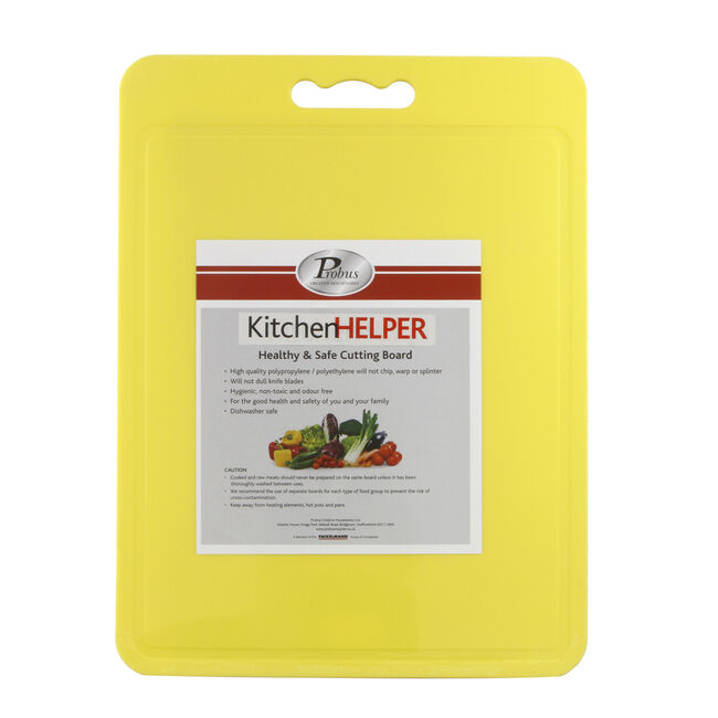 Probus Kitchen Helper Yellow Chopping Board 