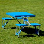 Folding Picnic Table With 4 Seats
