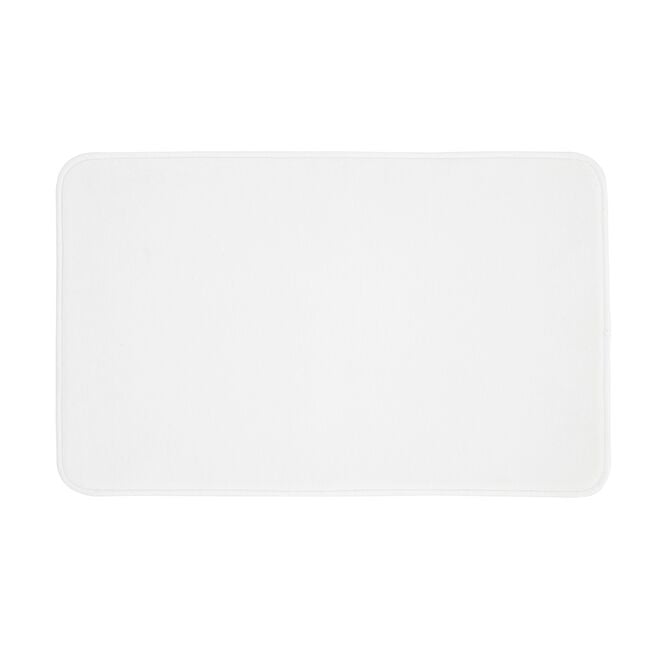 ANTI-BACTERIAL MEMORY FOAM WHITE Bath Mat
