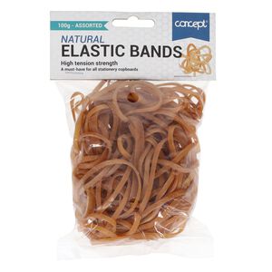 Concept 100g Bag Elastic Bands