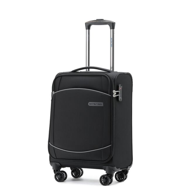 Cabin Bag Lightweight Luggage - Midnight Black