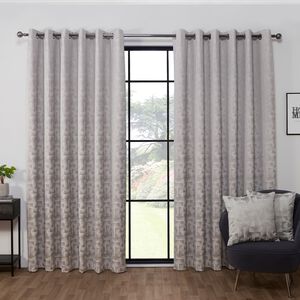 BLACKOUT & THERMAL GRAPHIC GEO GREY  66x54 Curtain
