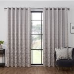 BLACKOUT & THERMAL GRAPHIC GEO GREY  66x54 Curtain