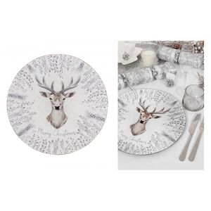 Christmas Stag Charger Plate
