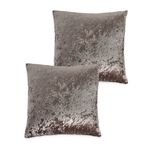 Velvet Crush Cushion Cover 2 Pack 45x45cm - Green