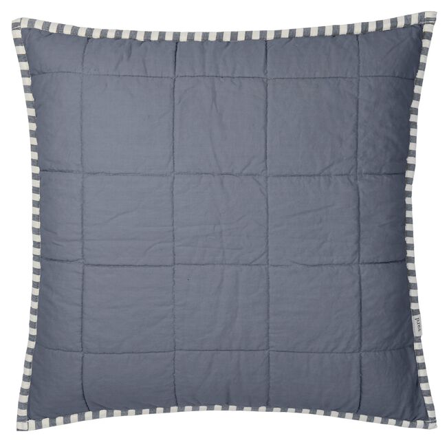 HEBDEN STRIPE  NAVY  55X55 CUSHION 