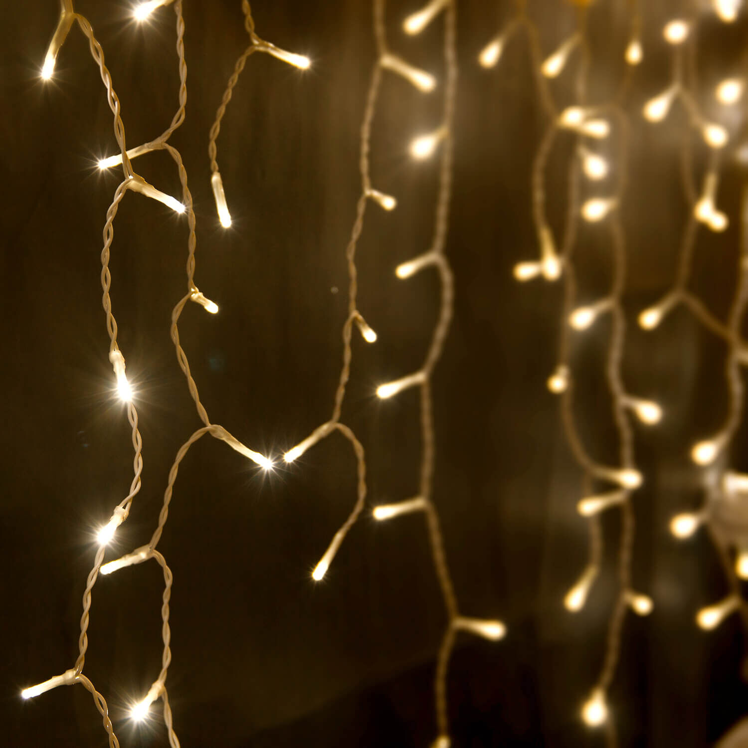 Led Solar Curtain Light 204 Pack Warm White Home Store More