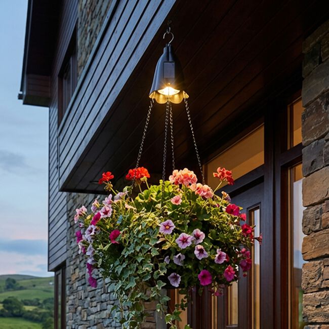 Solar Light For Hanging Basket