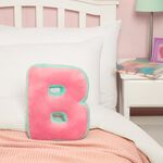 LETTER B Cushion Pink/Duck Egg