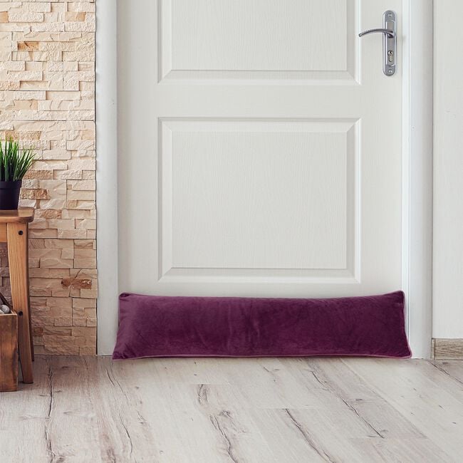 Naomi Purple Draught Excluder