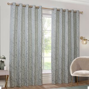 DUNLOUGH DUCK EGG 90x90 Curtain