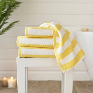 BOSTON 550GSM TEXTURED WAFFLE YELLOW Hand Towel