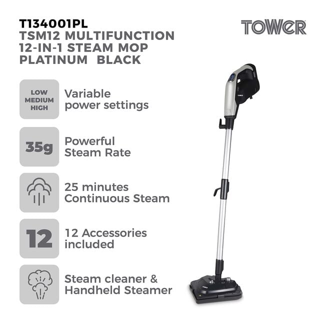 Tower TSM12 12-in-1 Steam Cleaner